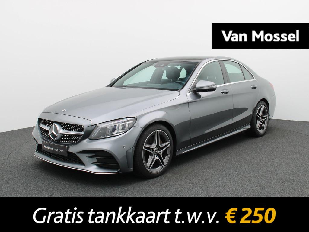 Mercedes-Benz C 200 AMG LINE BERLINE + CARPLAY + PANORAMISCH, Auto's, Mercedes-Benz, Automaat, 4 deurs, 4 cilinders, 1505 kg