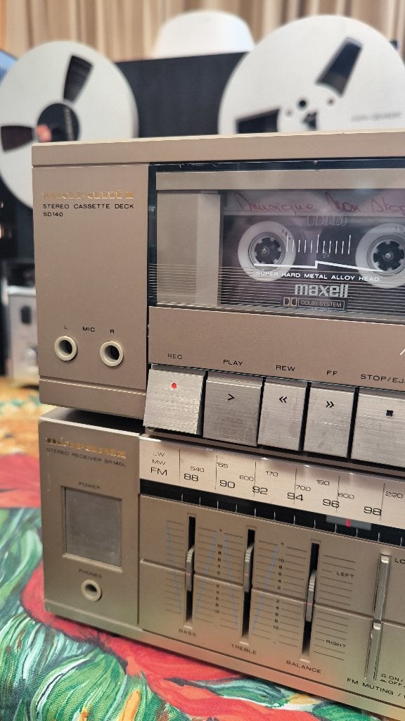 chaine stereo vintage marantz, Enlèvement, Utilisé, Deck cassettes ou Lecteur-enregistreur de cassettes, Autres marques