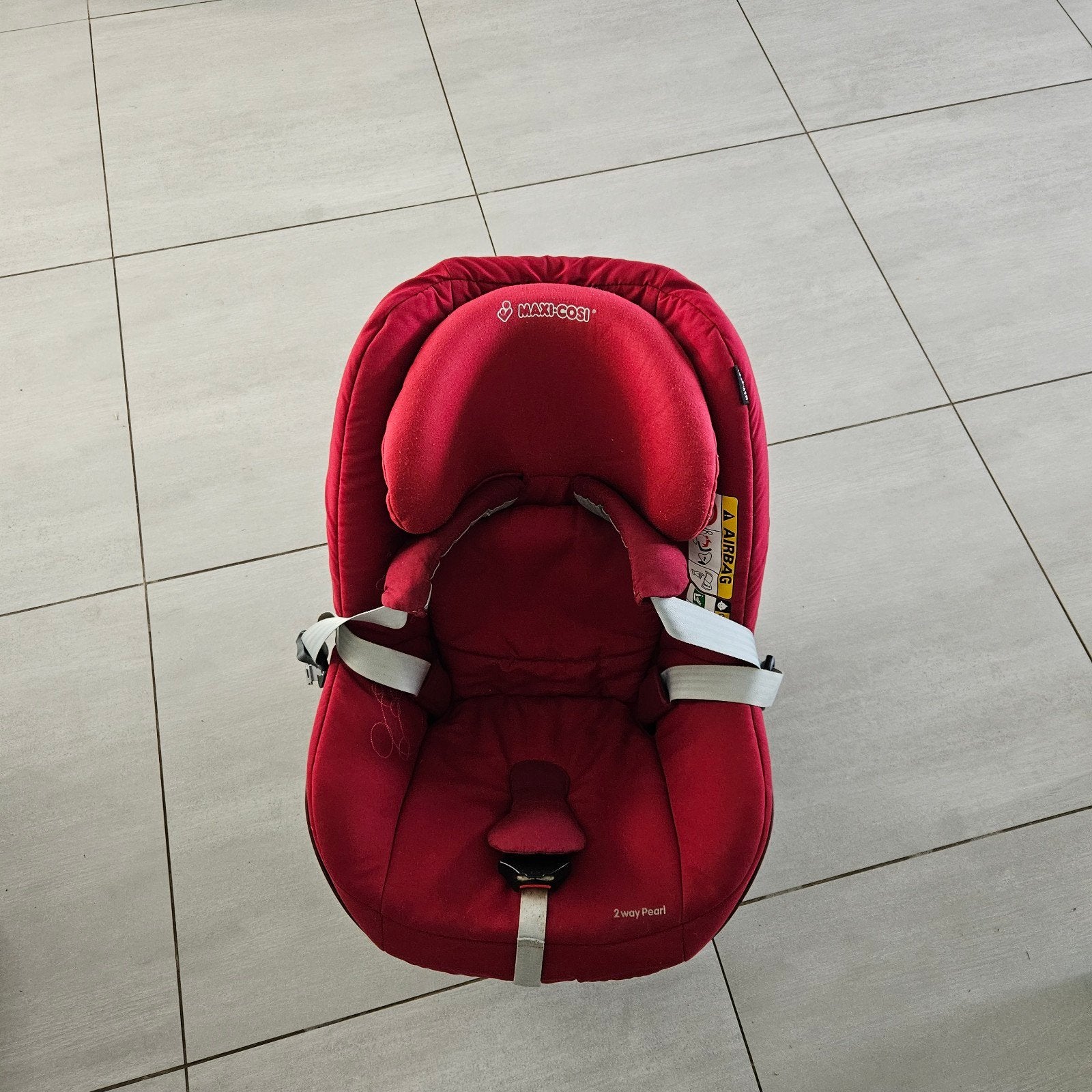 siège auto maxi-cosi 2way pearl + base isofix, Dossier amovible, Comme neuf, Enlèvement, Isofix