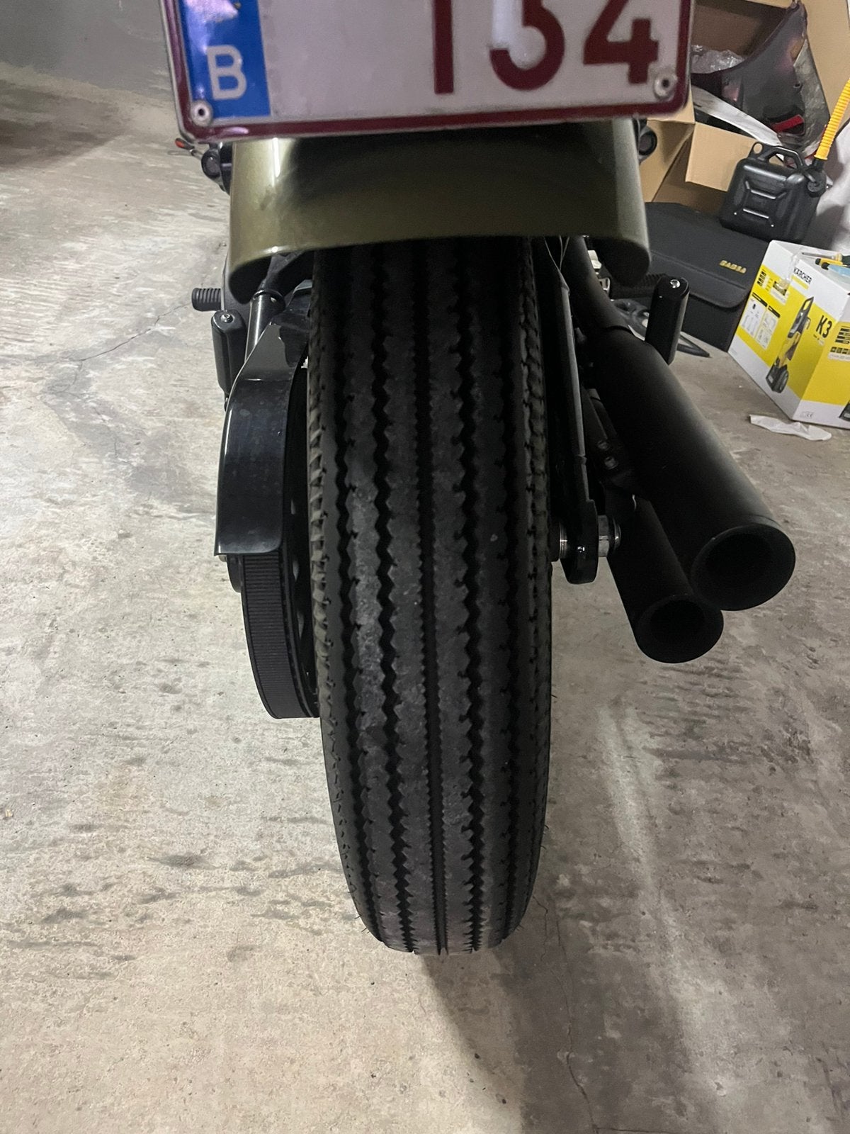Harley-Davidson street bob, Ophalen