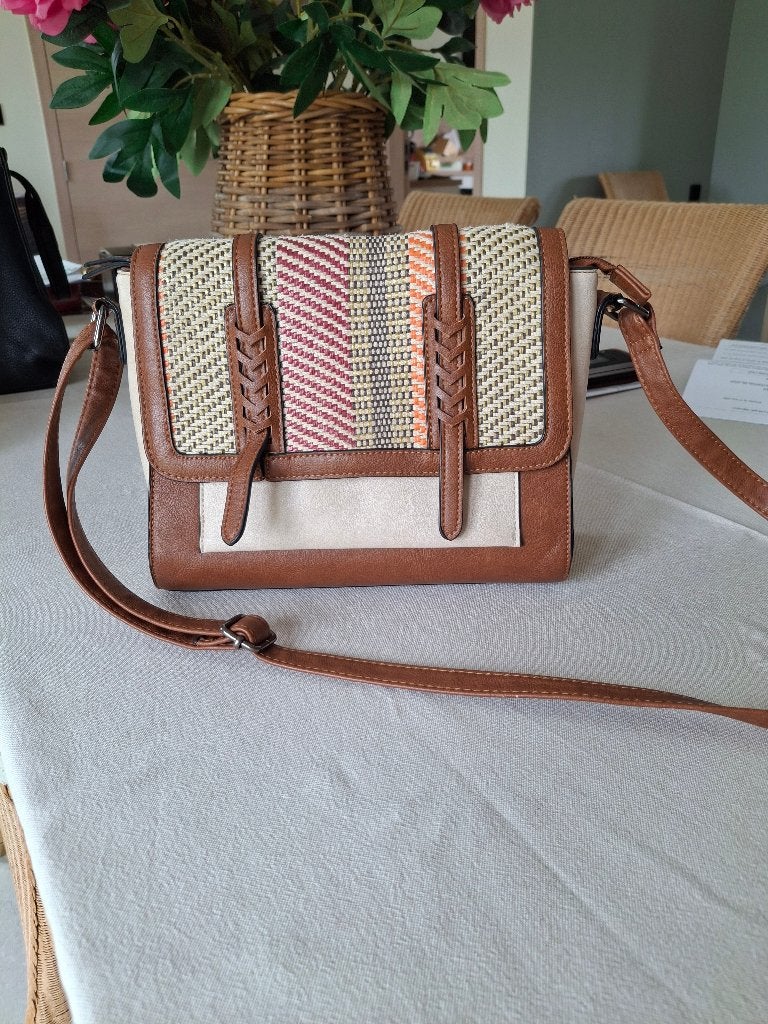 Leuke „Mélanie” handtas, Ophalen of Verzenden, Zo goed als nieuw, Overige kleuren, Handtas