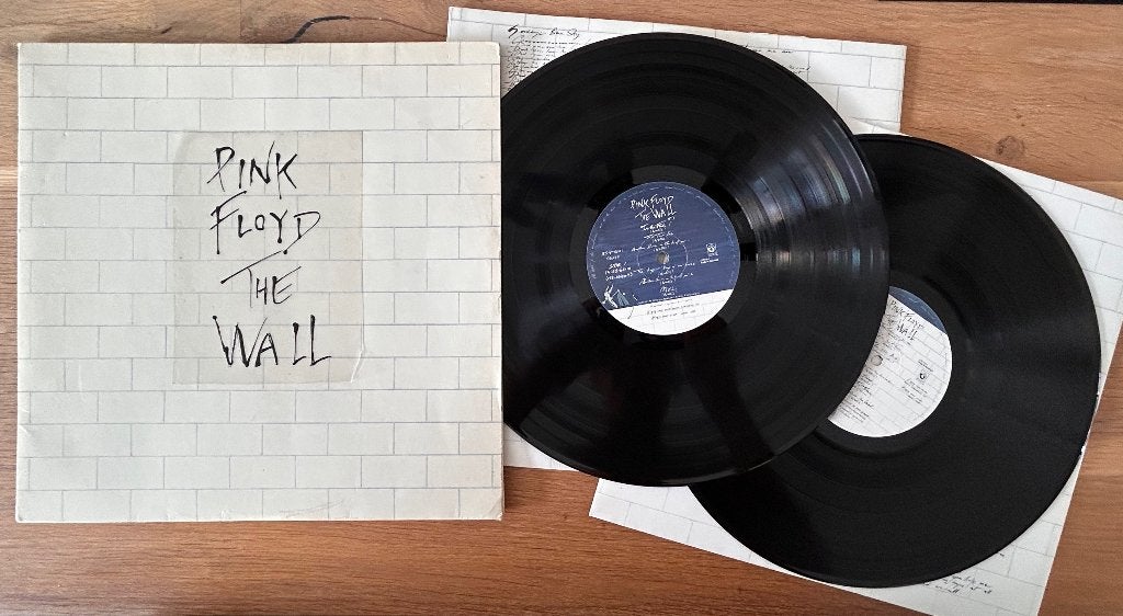 PINK FLOYD - The wall ( 2LP; orig. 1979; NL persing ), 12 pouces, Rock progressif, Avec pochette intérieure, Comme neuf
