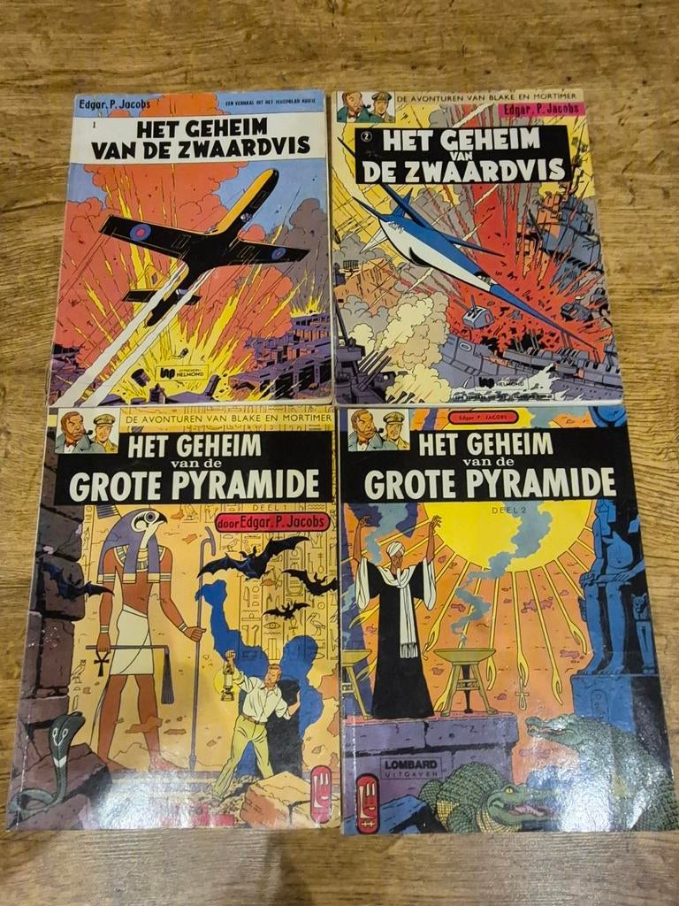 Série de bandes dessinées Blake & Mortimer, Edgar P. Jacobs, Série complète ou Série, Enlèvement ou Envoi, Utilisé, Edgar P. Jacobs