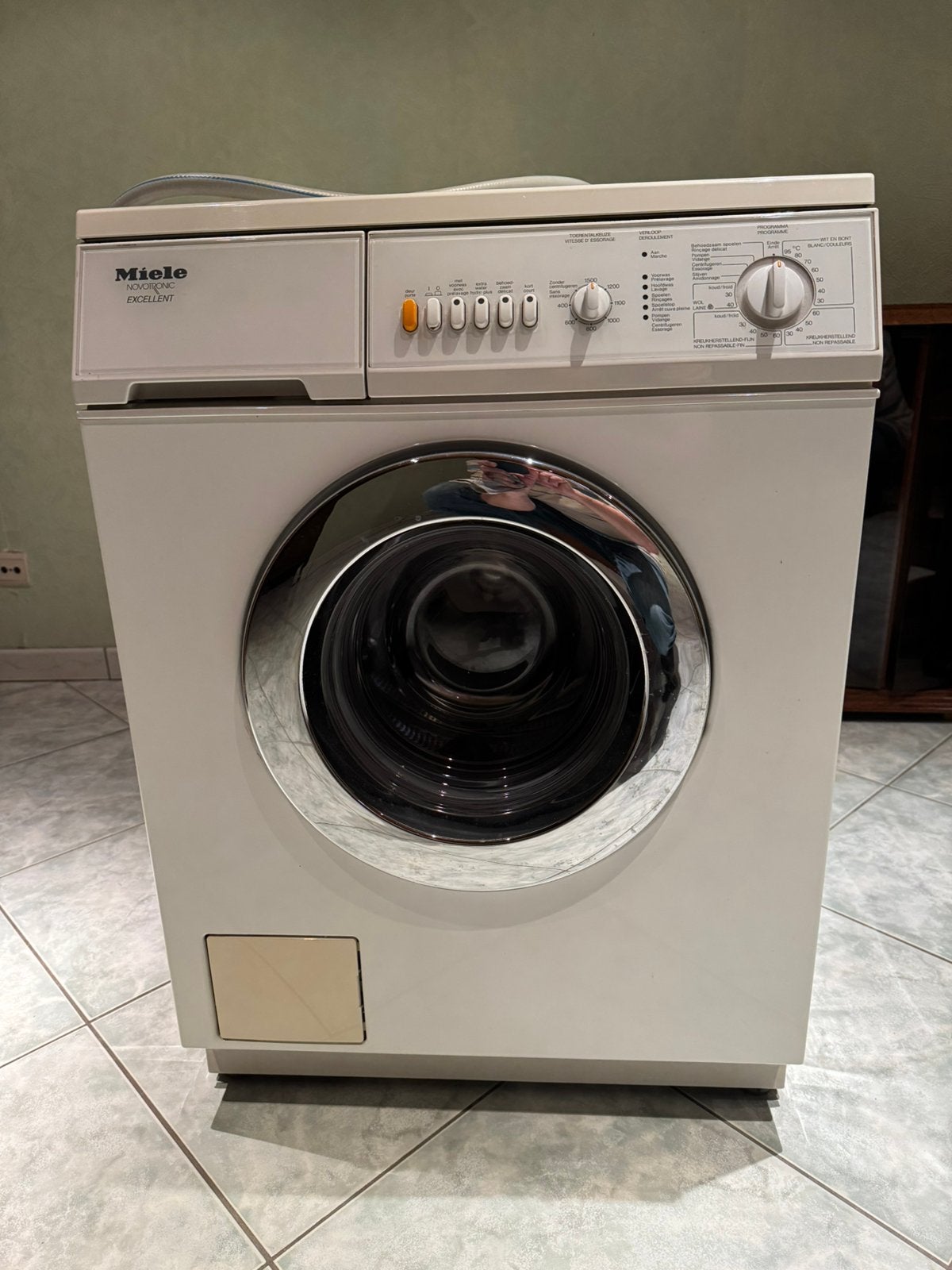 Wasmachine., Elektronische apparatuur, Ophalen, Gebruikt, Handwasprogramma, Voorlader