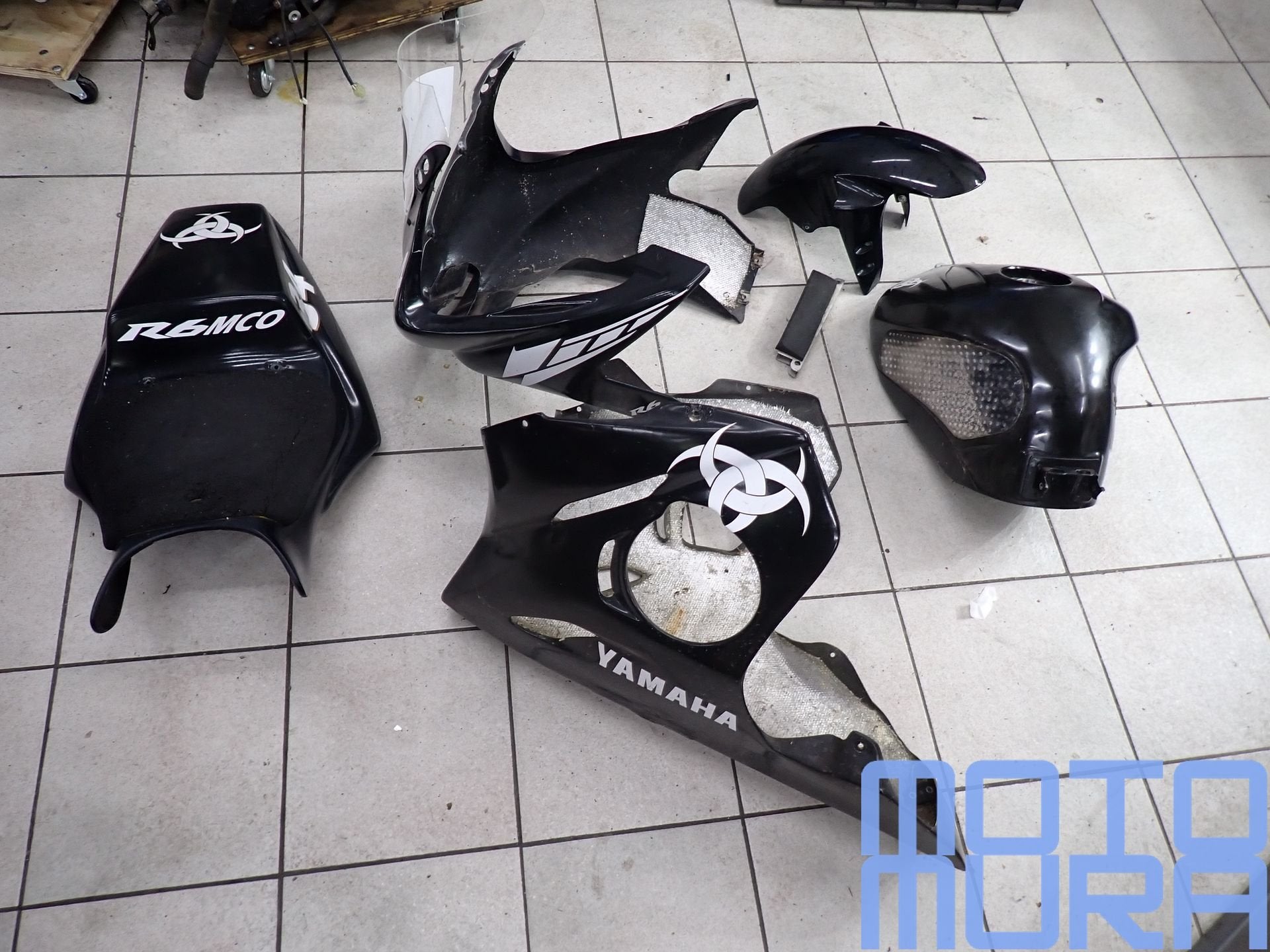 Yamaha R6 2005 circuit kuipset race kuipen kappen kappenset, Motos, -, Utilisé, -, -