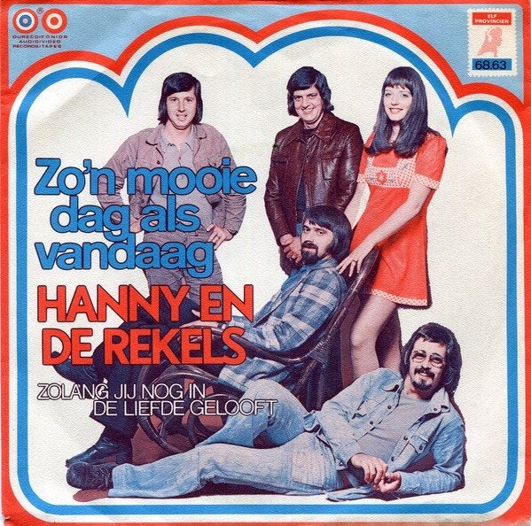 HANNY En De Rekels – Zo'n Mooie Dag Als Vandaag, Ophalen of Verzenden, Folk