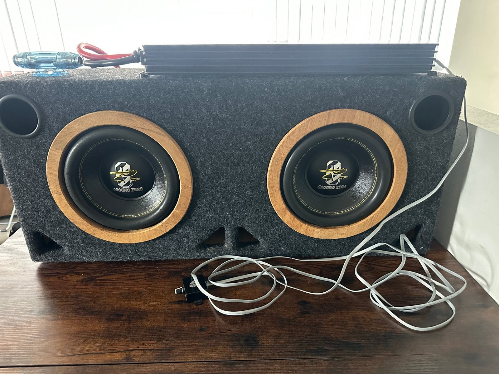 Subwoofer Ground Zero, Auto diversen, Autospeakers, Gebruikt, Ophalen