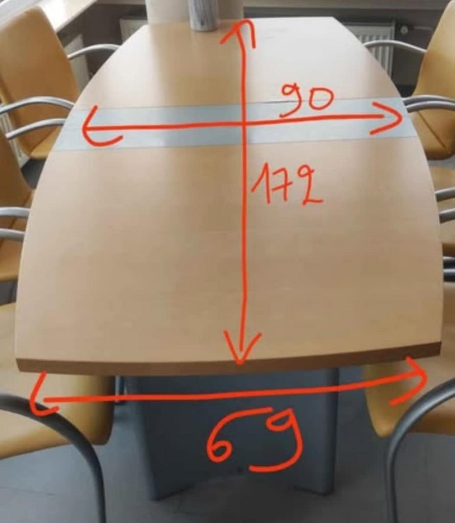 Table extensible en bois robuste avec finition en aluminium, Maison & Meubles, Tables | Tables à manger, 150 à 200 cm, Cinq personnes ou plus