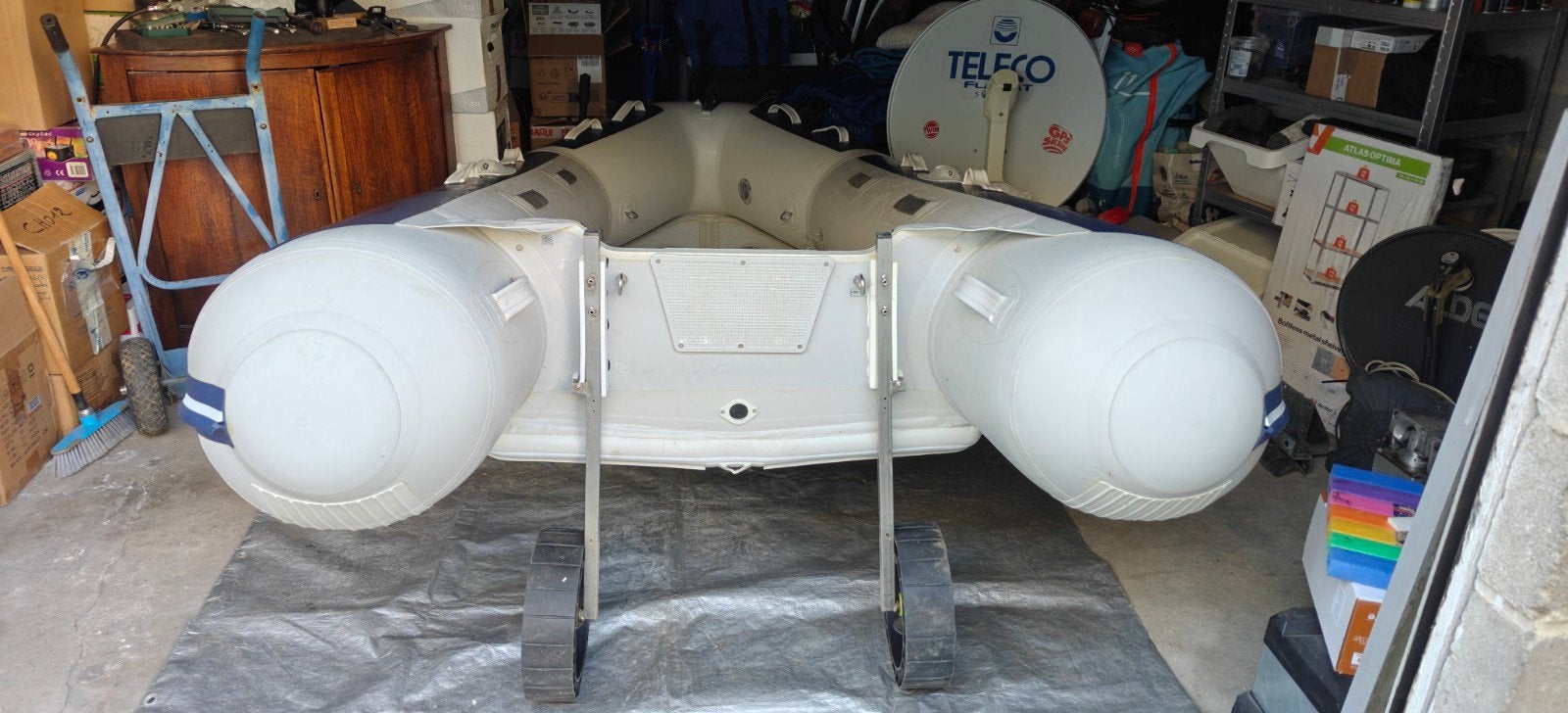 Magnifique zodiac HONWAVE T32, Sports nautiques & Bateaux, Canots pneumatiques, Enlèvement, Bâche de protection, Zodiac