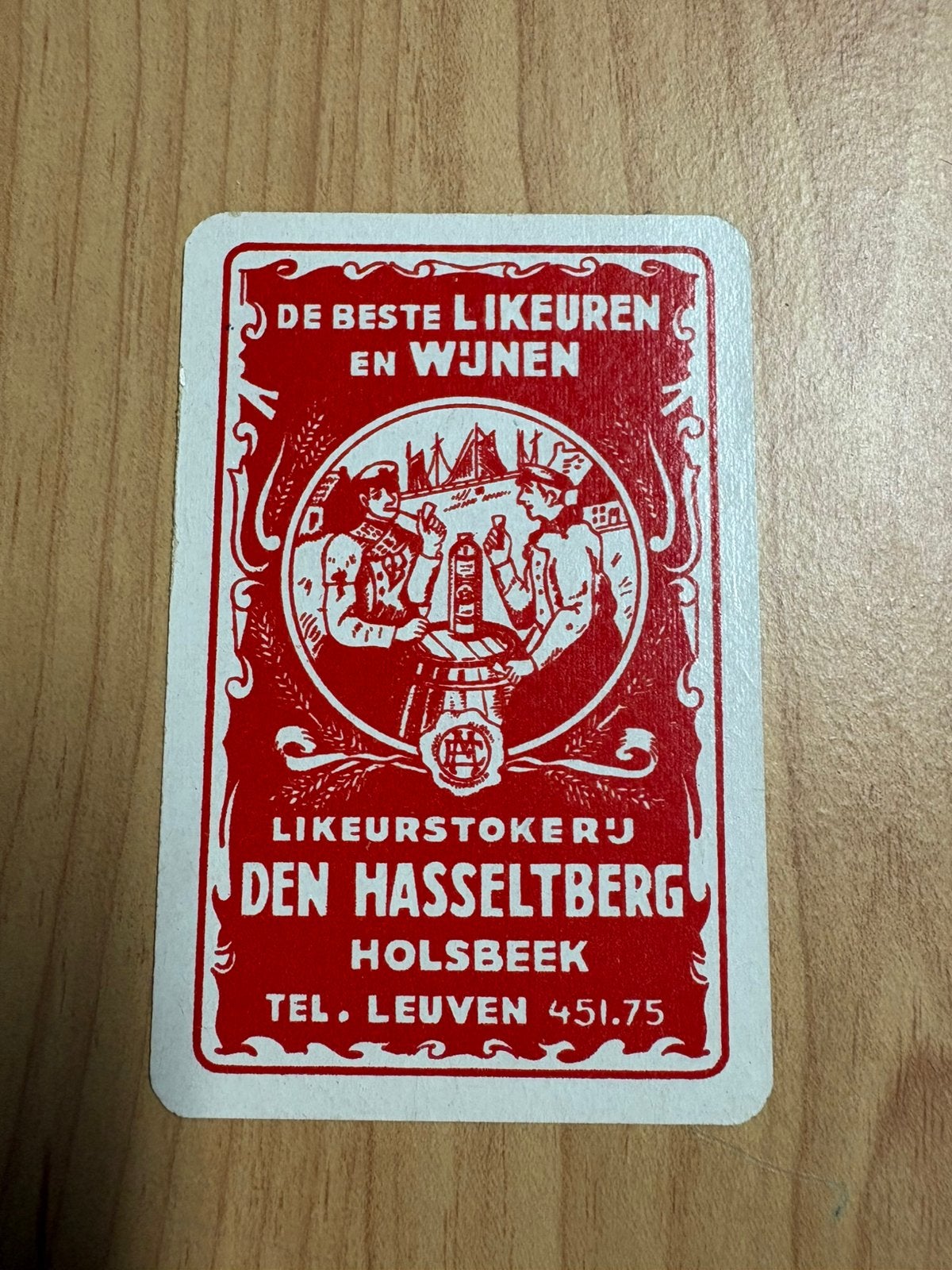 Holsbeek likeurstokerij  Joker, Verzamelen, Speelkaarten, Jokers en Kwartetten, Ophalen of Verzenden, Zo goed als nieuw