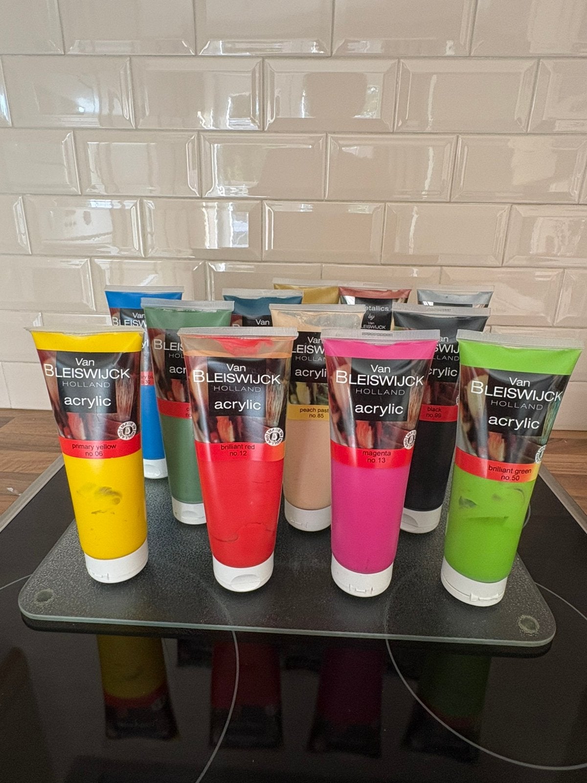 Acrylverf tubes van Bleiswijck Holland, Ophalen of Verzenden, Zo goed als nieuw