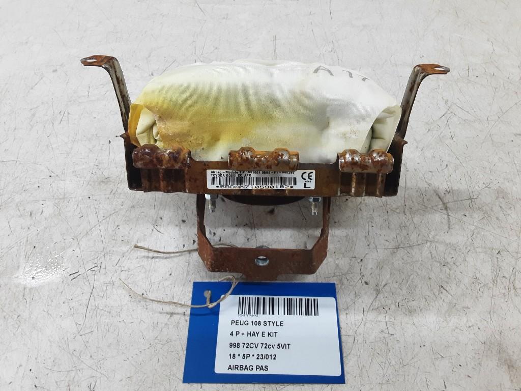 AIRBAG PASSAGER Peugeot 108 (01-2014/-) (5BDAN710590187), Utilisé, Peugeot
