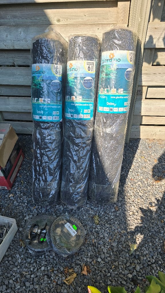 Schaduwdoek giardino 3x 10m x 180cm, Ophalen, Nieuw