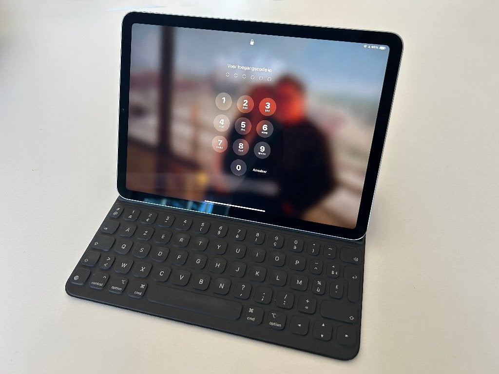 iPad Air 4e Generatie 256 GB Grijs, Computers en Software, Apple iPads, Gebruikt, Apple iPad Air, 11 inch, Ophalen of Verzenden