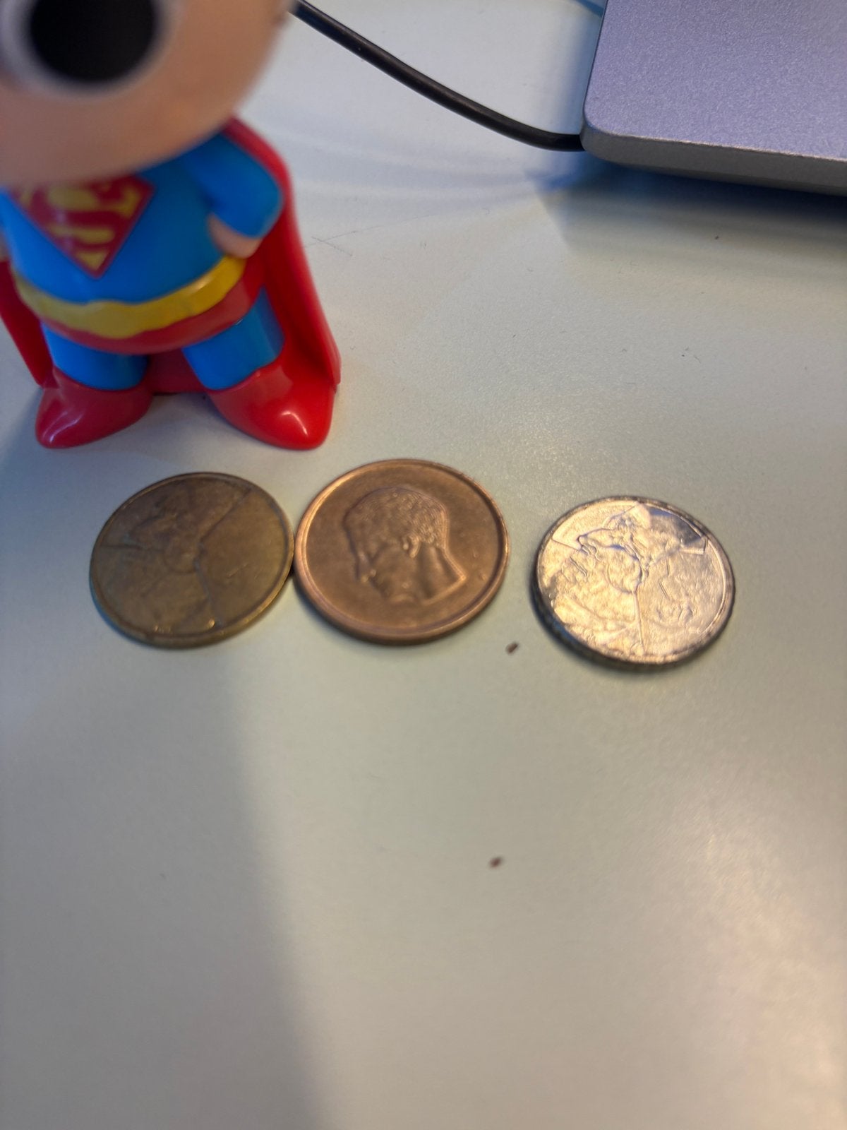 Monnais belge lot de 3 pièces 50fr, 20fr, 5fr, Enlèvement