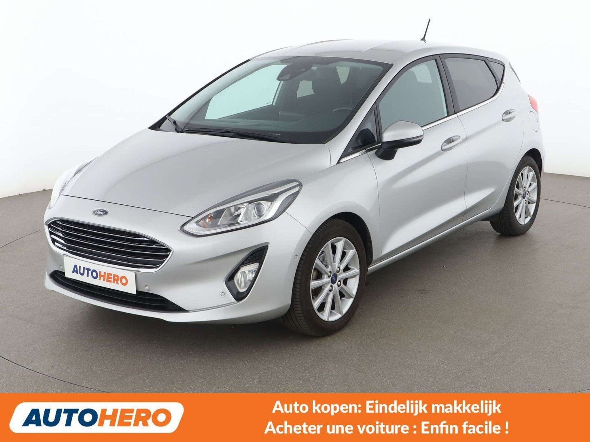 Ford Fiesta 1.0 EcoBoost Titanium, Autos, 1163 kg, Argent ou Gris, Achat, 998 cm³