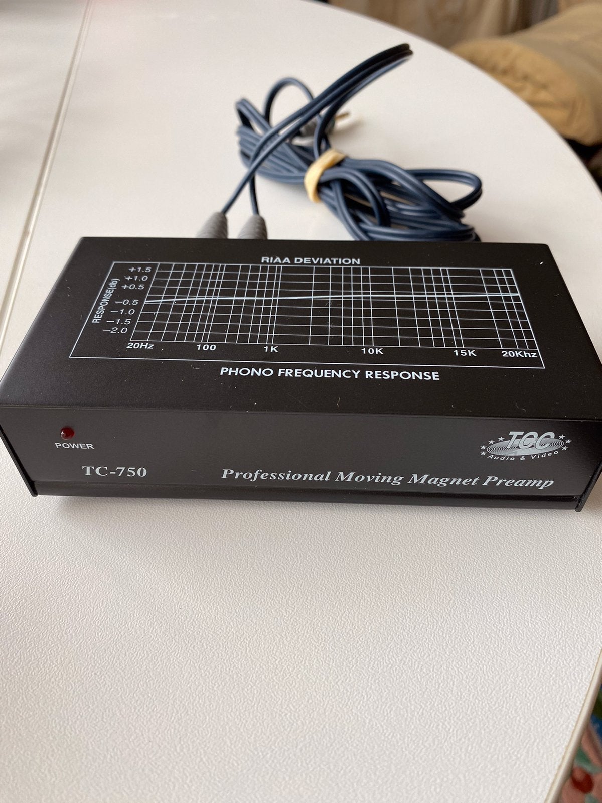 Préampli phono TCC TC-750 très bon état, TV, Hi-fi & Vidéo, Enlèvement ou Envoi, Comme neuf
