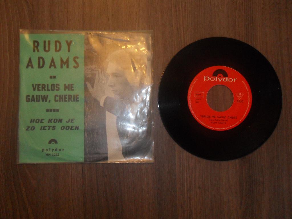 Rudy Adams - Verlos me gauw, cherie, Enlèvement ou Envoi, Utilisé, 7 inch, Chanson réaliste ou Smartlap
