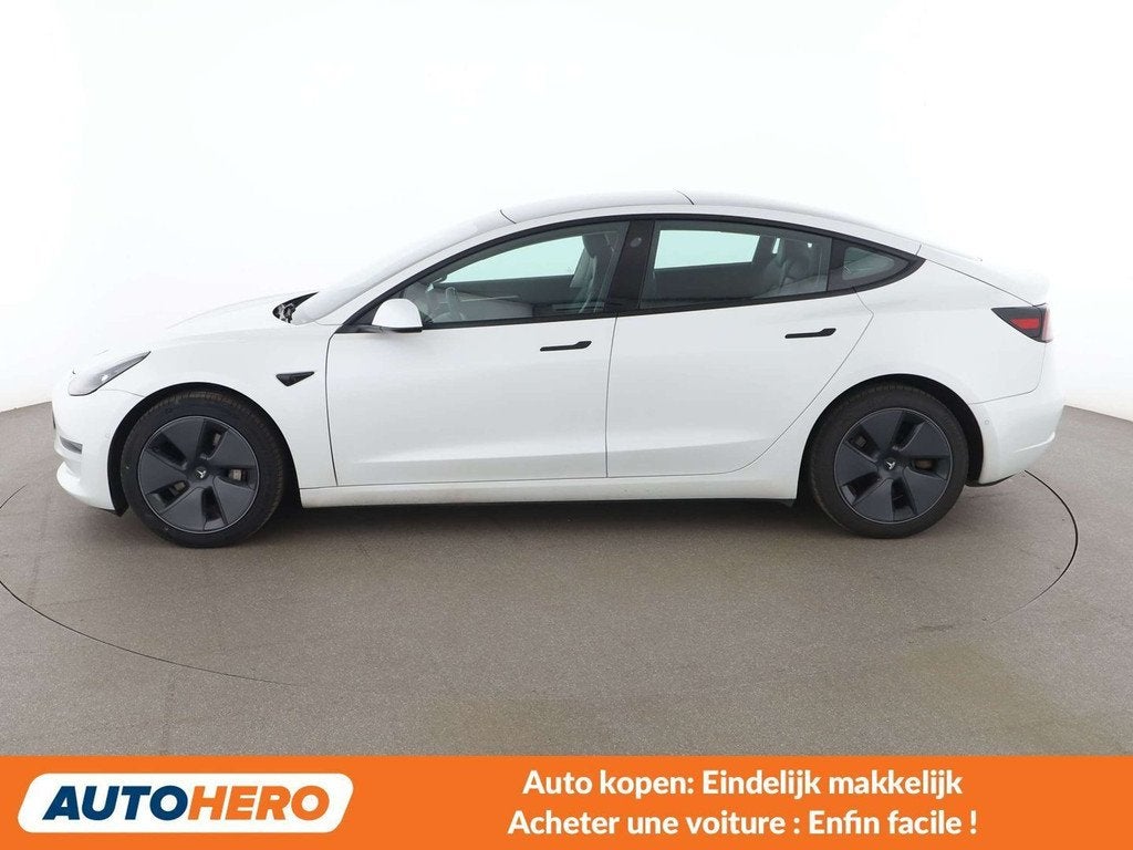 Tesla Model 3 Long Range Dual Long Range Dual AWD (bj 2021), Auto's, Tesla, 4 deurs, Gebruikt, Wit, Leder