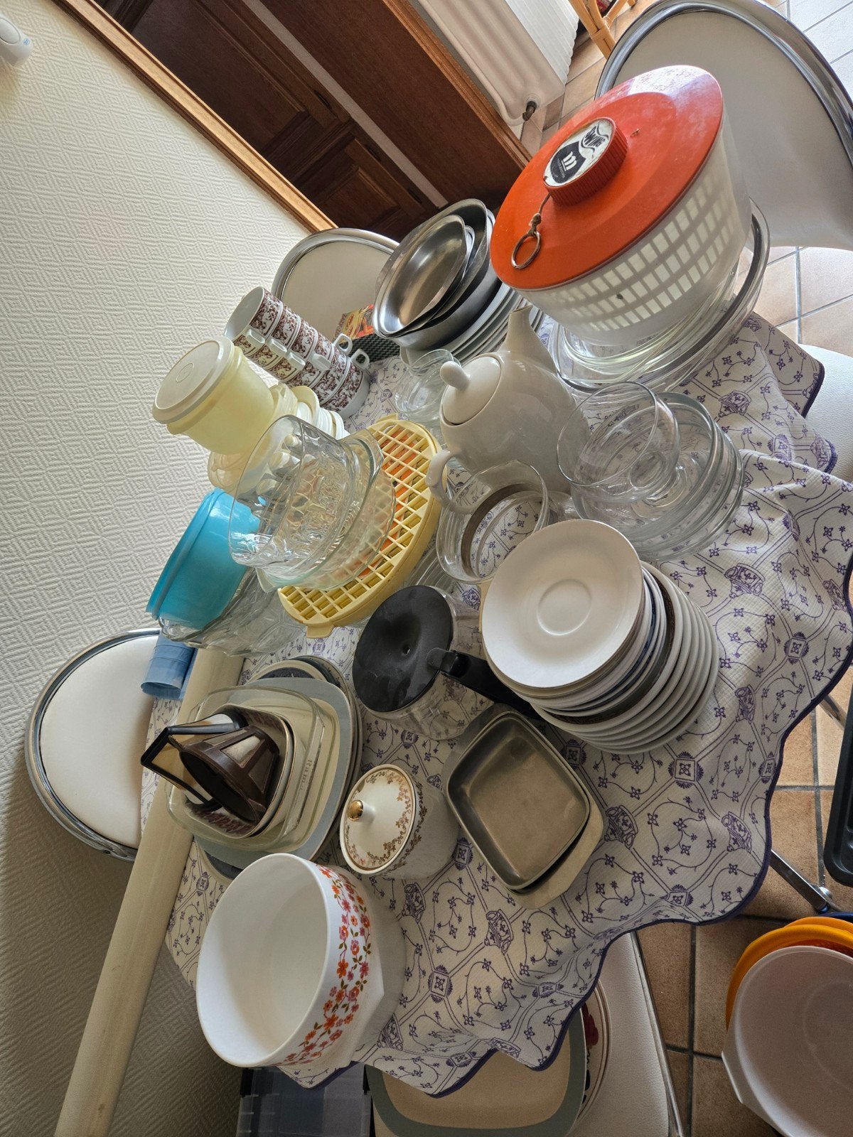 Gratis keuken spullen, Ophalen