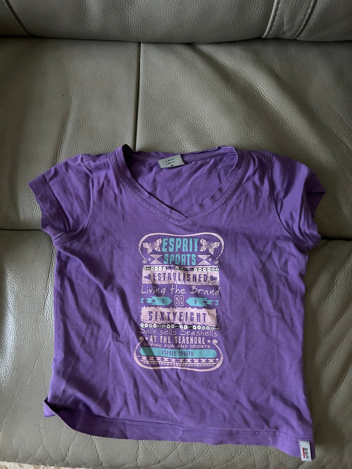 Meisjes t shirt  met kort mouwen, Kinderen en Baby's, Kinderkleding | Overige, Ophalen, Gebruikt, Meisje