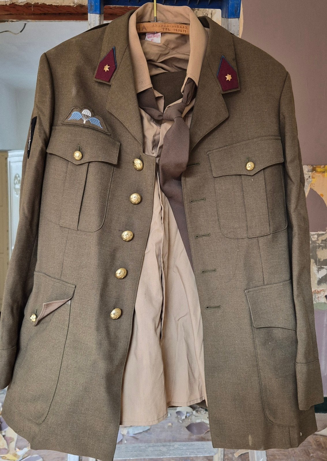Volledig uniform ABL 1983 - Para-Commando/Infantry - Tai, Ophalen of Verzenden, Luchtmacht, Kleding of Schoenen