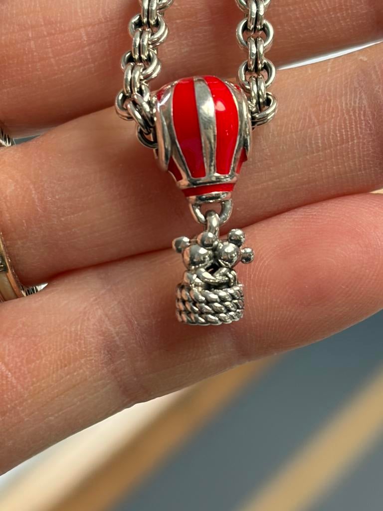 Pandora disney montgolfière, Rouge, Enlèvement ou Envoi, Comme neuf, Avec strass