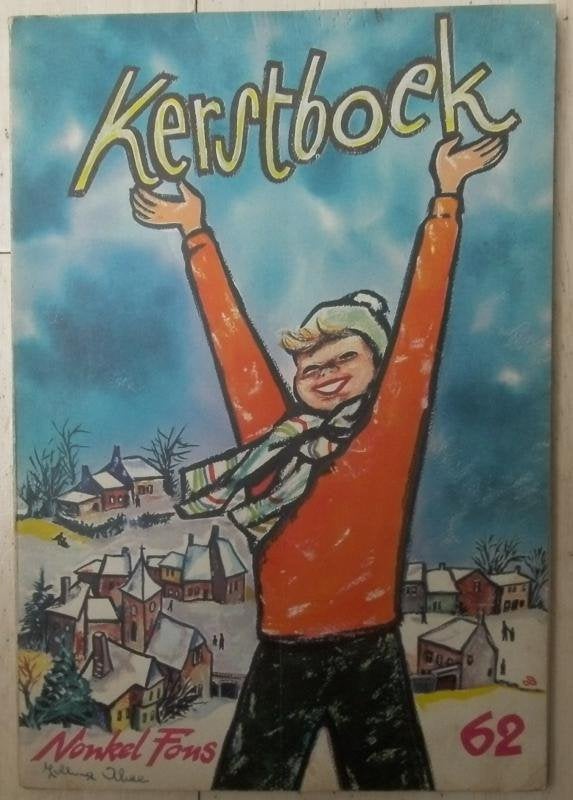 Kerstboek van Nonkel Fons (1962) met Rode Ridder verhaal, Boeken, Ophalen of Verzenden
