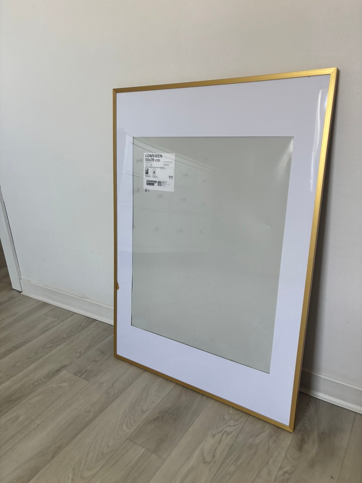Fotokader 50x70cm, Ophalen, Kunststof, Zo goed als nieuw, Goud