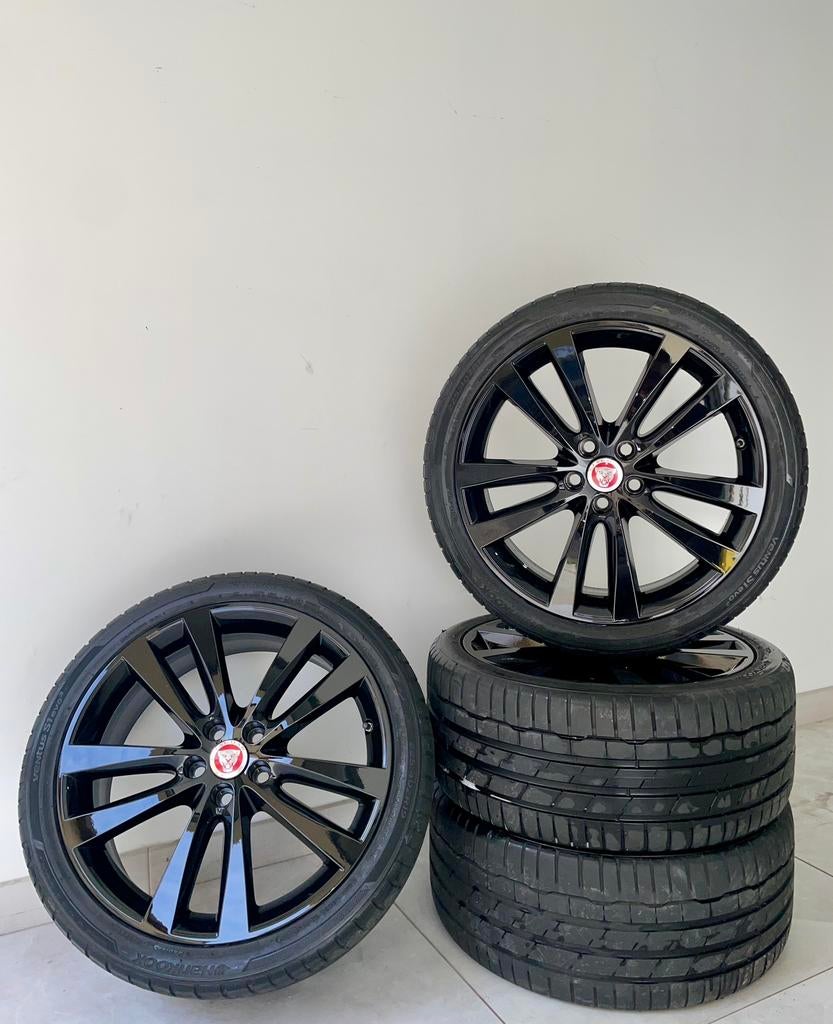 4 Jantes 19" Jaguar XE XF F-Type Pneus Hankook, Enlèvement ou Envoi