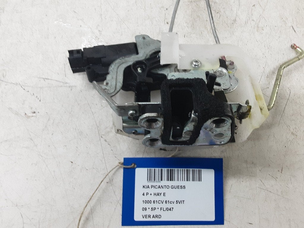 SERRURE DE PORTE ARRIÈRE DROITE Kia Picanto (BA), Kia, Mevr. I. Hauben, Utilisé, Arrière