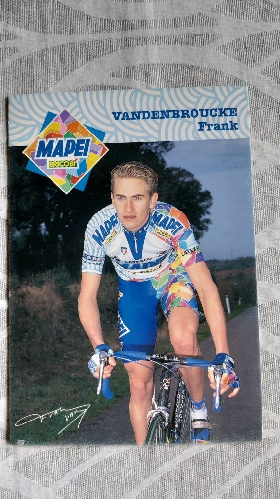Cyclisme -Tour de France  Fotokaart Franck Vandenbroucke, Collections, Photos & Gravures, 1980 à nos jours, Enlèvement ou Envoi