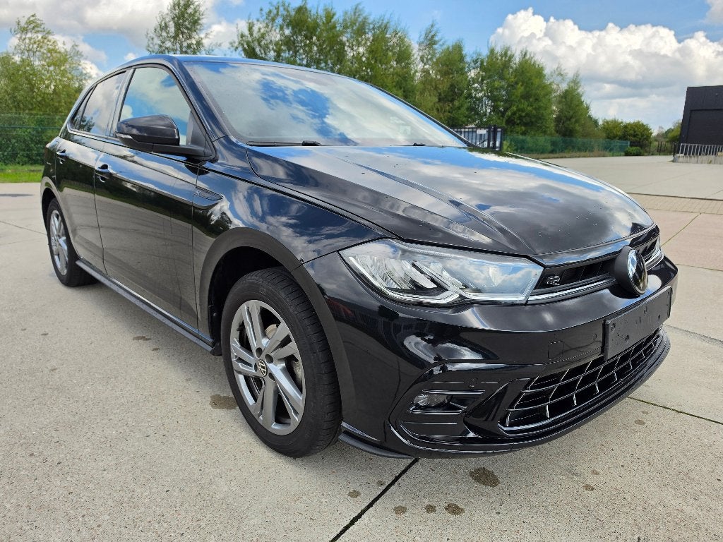 VW Polo 1.0 TSI R-Line DSG Automaat 2024 + Garantie, Autos, Achat, Euro 6, Entreprise, Noir