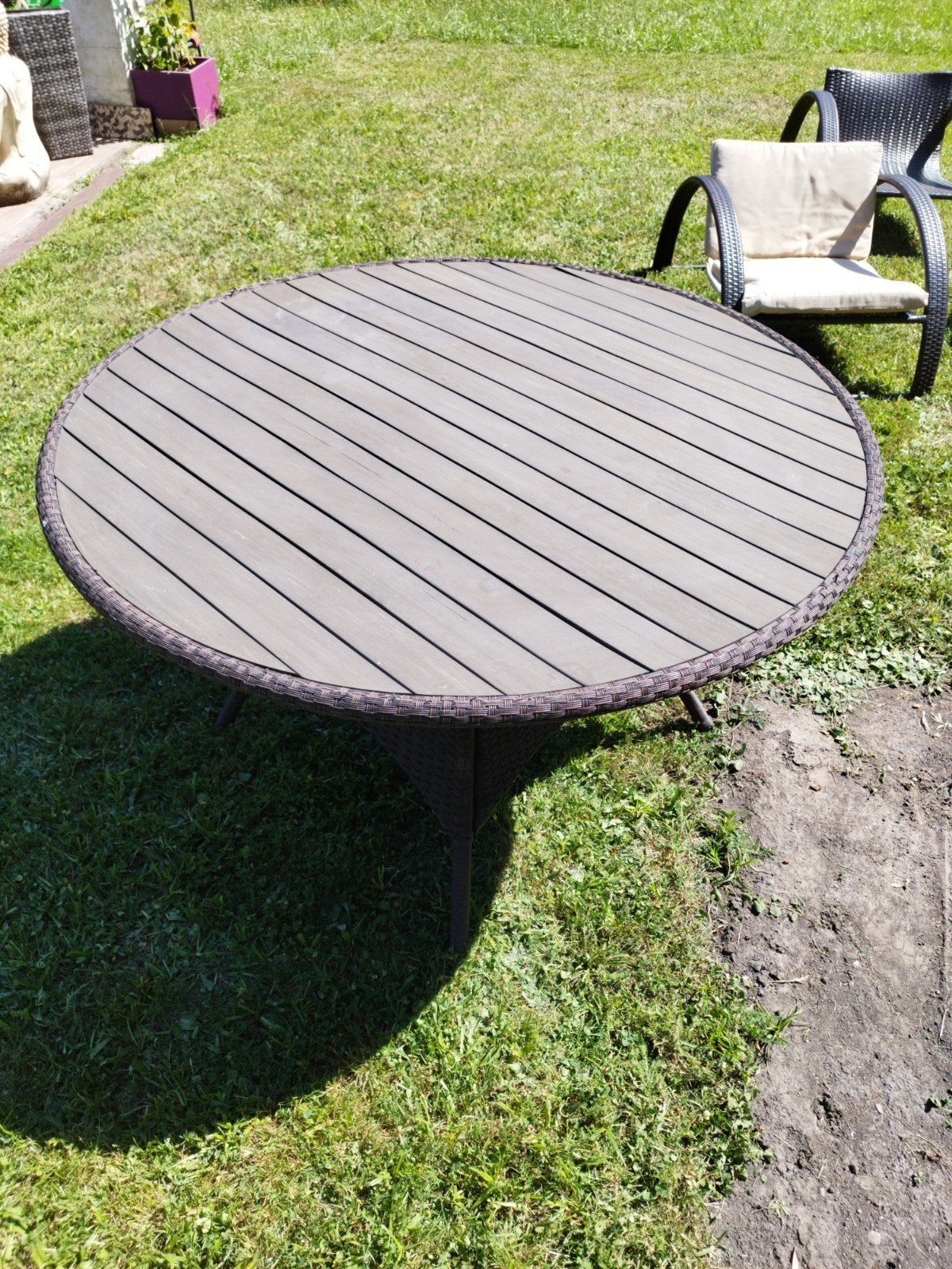 Table de jardin, Ophalen, Kunststof