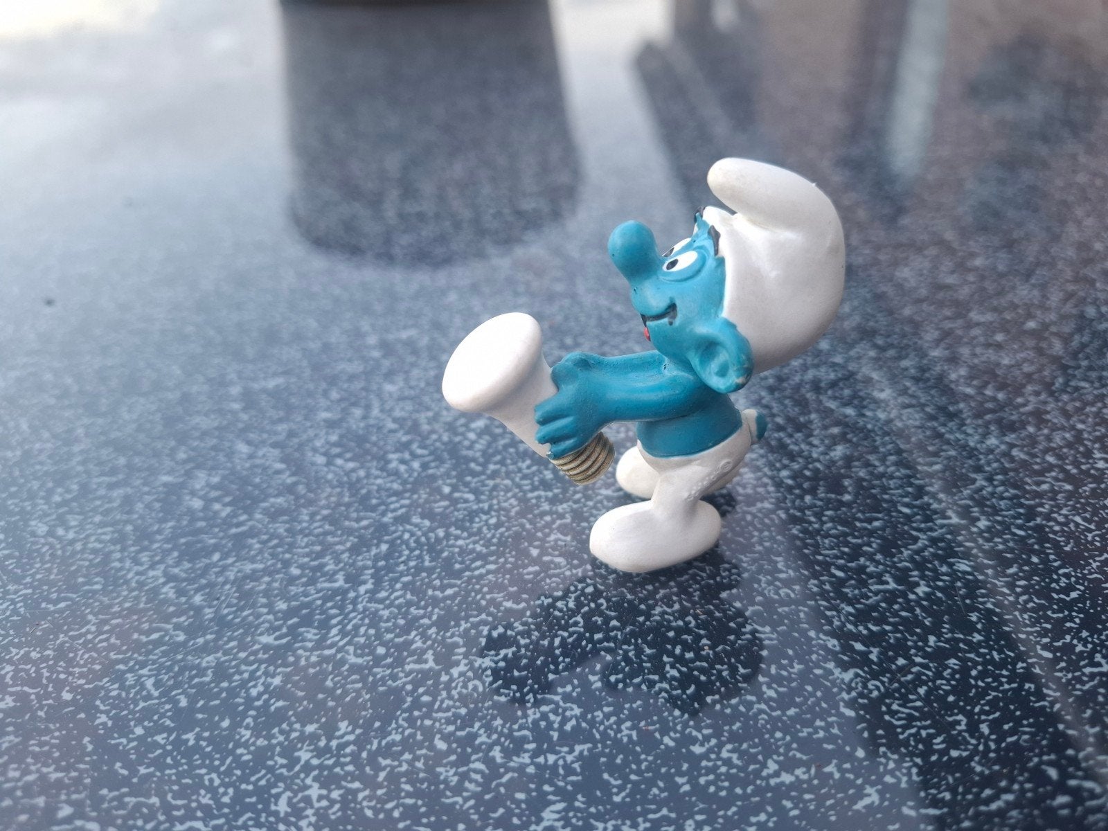 Smurf met spaarlamp Peyo, Collections, Schtroumpfs, Enlèvement ou Envoi