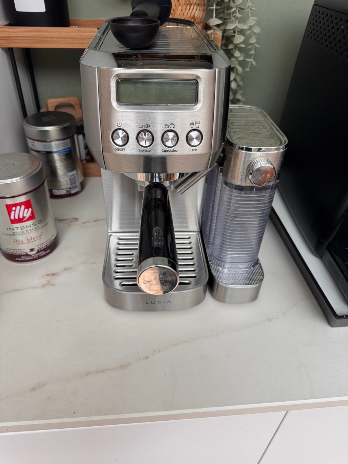 Machine à expresso Lugia Home Barista, Electroménager, Cafetières, Comme neuf, Cafetière, Enlèvement