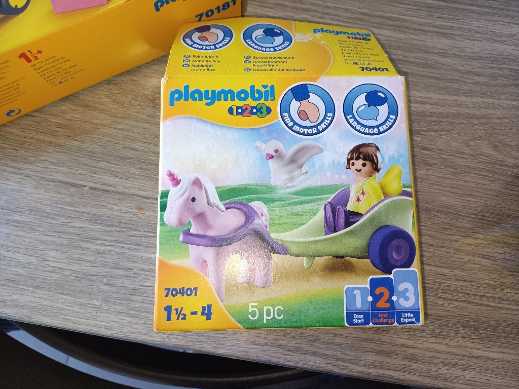 playmobil eenhoorn met koets, Kinderen en Baby's, Speelgoed | Playmobil, Ophalen, Zo goed als nieuw, Complete set