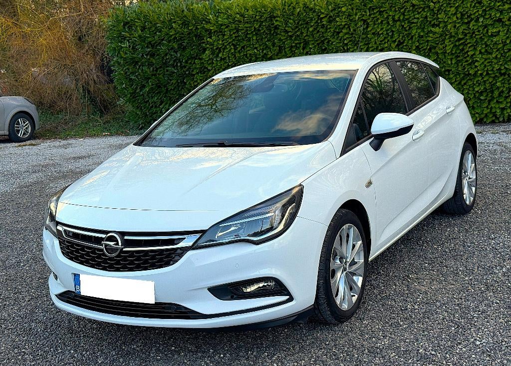 Opel Astra 1.0 Turbo 1e eigenaar CarPlay Keuring OK !, Auto's, Voorwielaandrijving, Stof, Euro 6, Wit