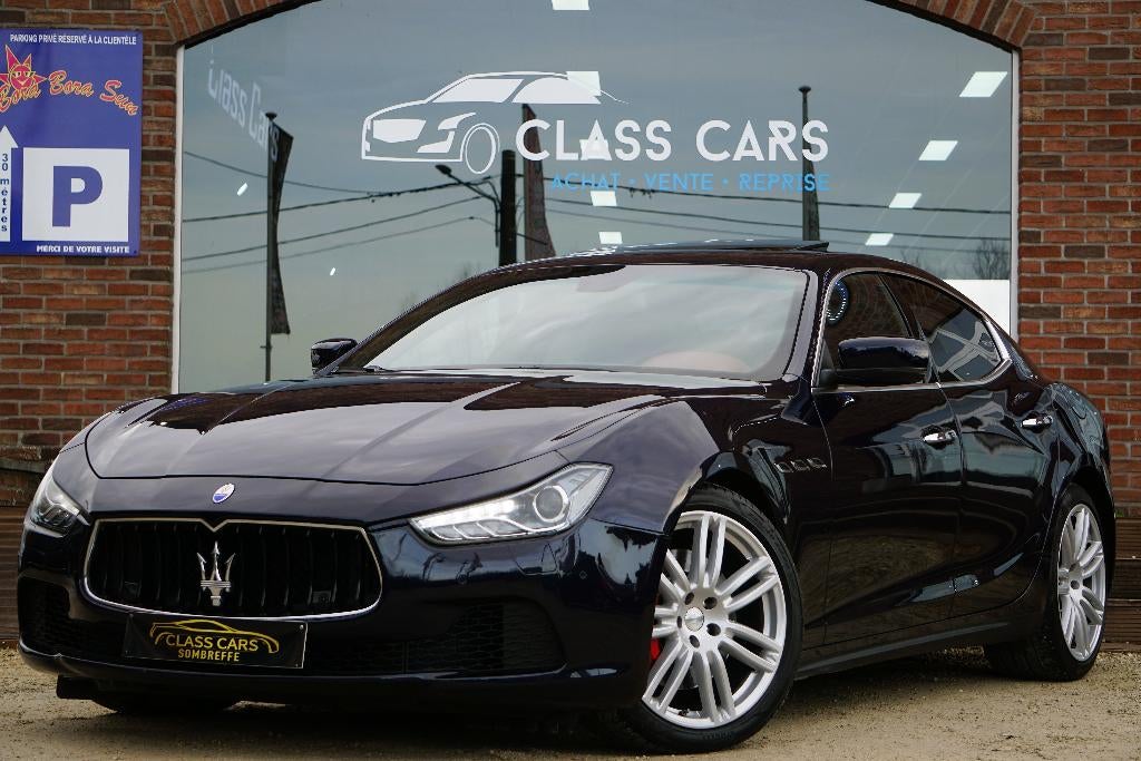 Maserati Ghibli 3.0 d Cam Pdc Xenon zonnedak Carnet volledig, Auto's, Maserati, Automaat, Euro 5, Blauw, 2987 cc