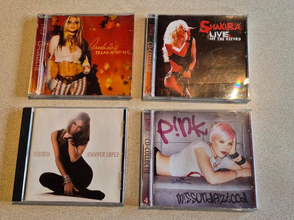 Lot CD's van topartiesten 4 stuks, samen €4, Ophalen of Verzenden