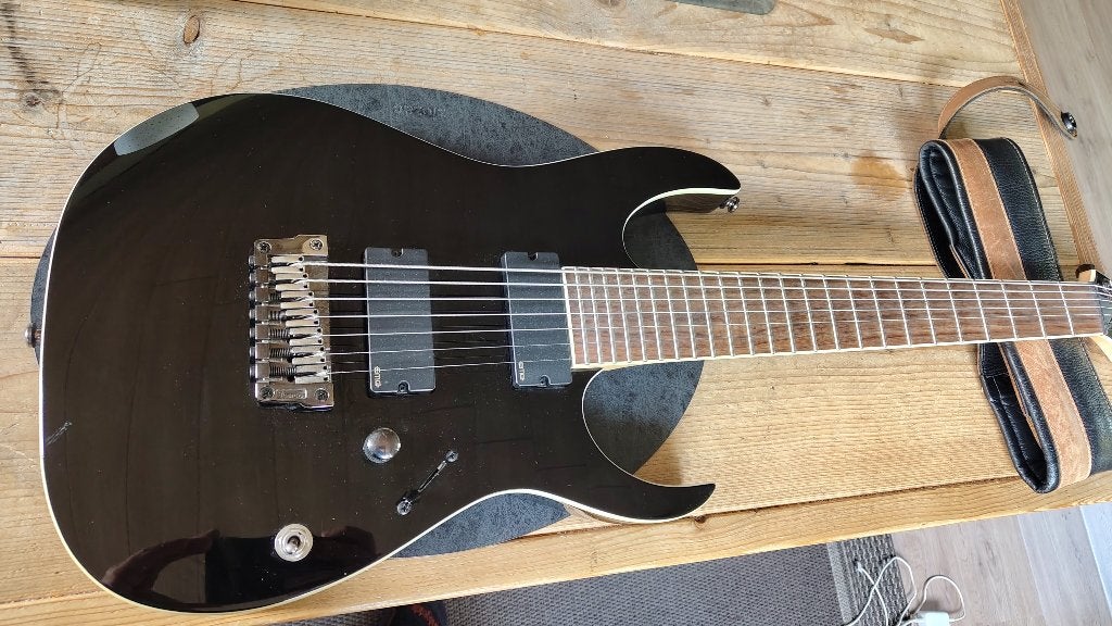 Ibanez 7-string zwart RGIR27FE, Musique & Instruments, Enlèvement, Utilisé, Solid body, Ibanez