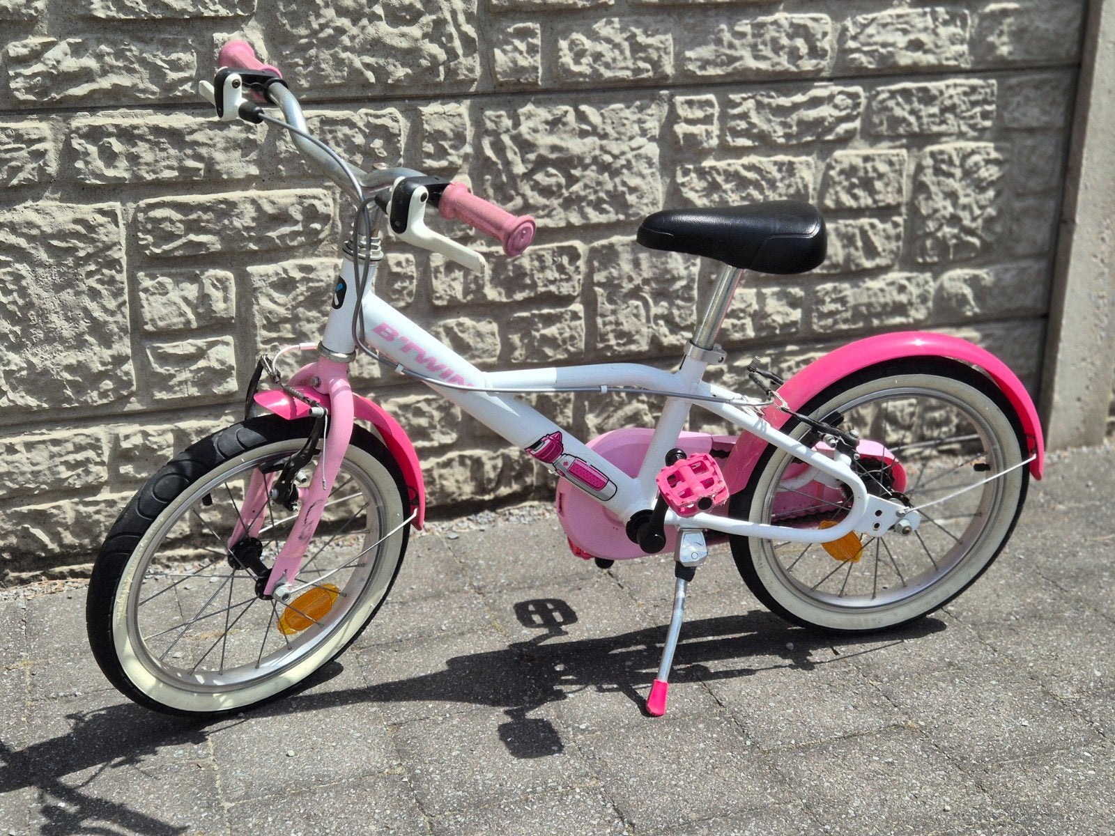 mooie meisjesfiets maat 16 inch 4-6 jaar, Ophalen