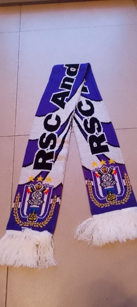 vintage voetbalsjaal RSCA Anderlecht, Collections, Enlèvement ou Envoi