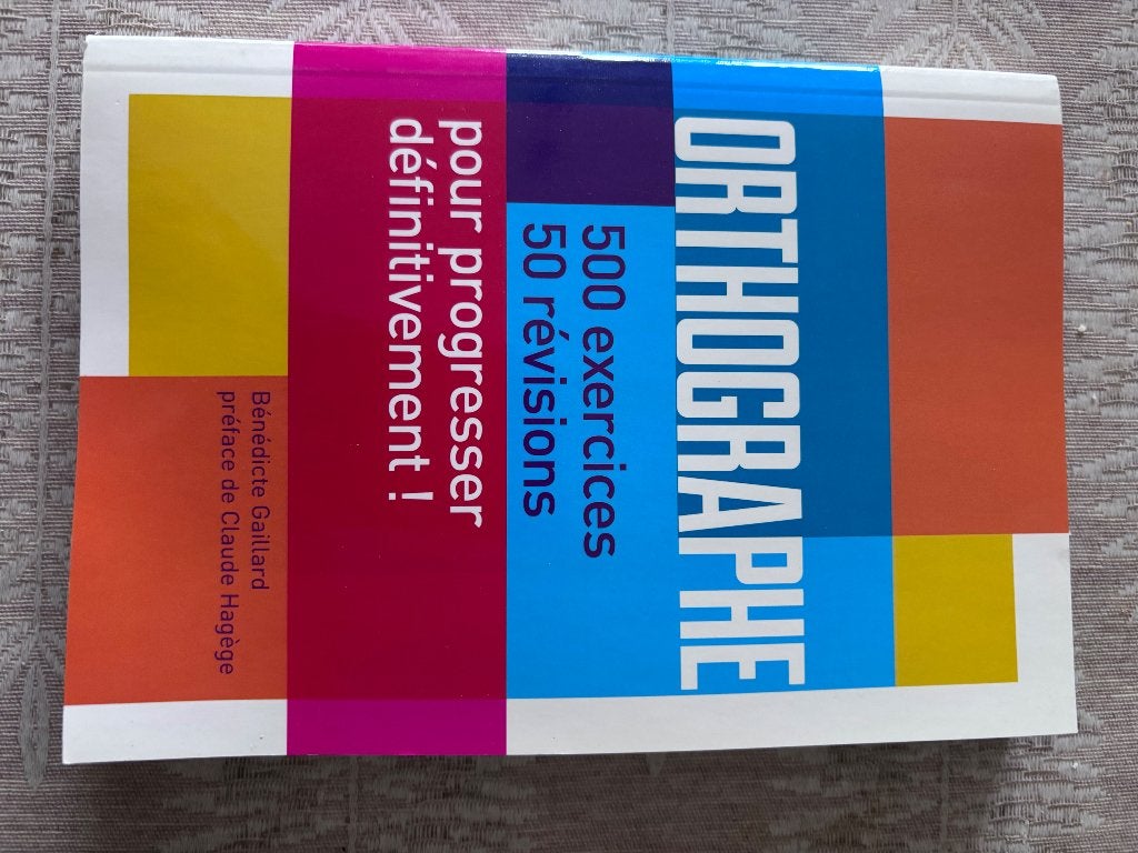 Orthographe, Enlèvement, Comme neuf, Français