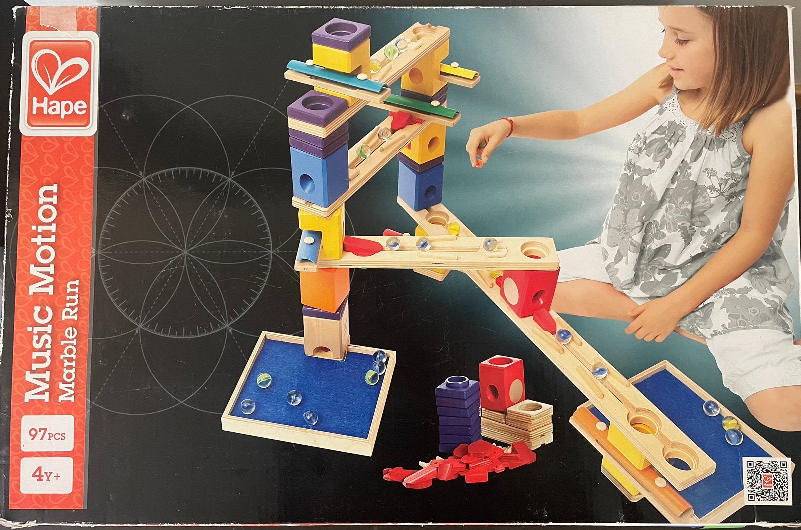 Hape Music Motion Marble Run 4y+, Ophalen, Zo goed als nieuw