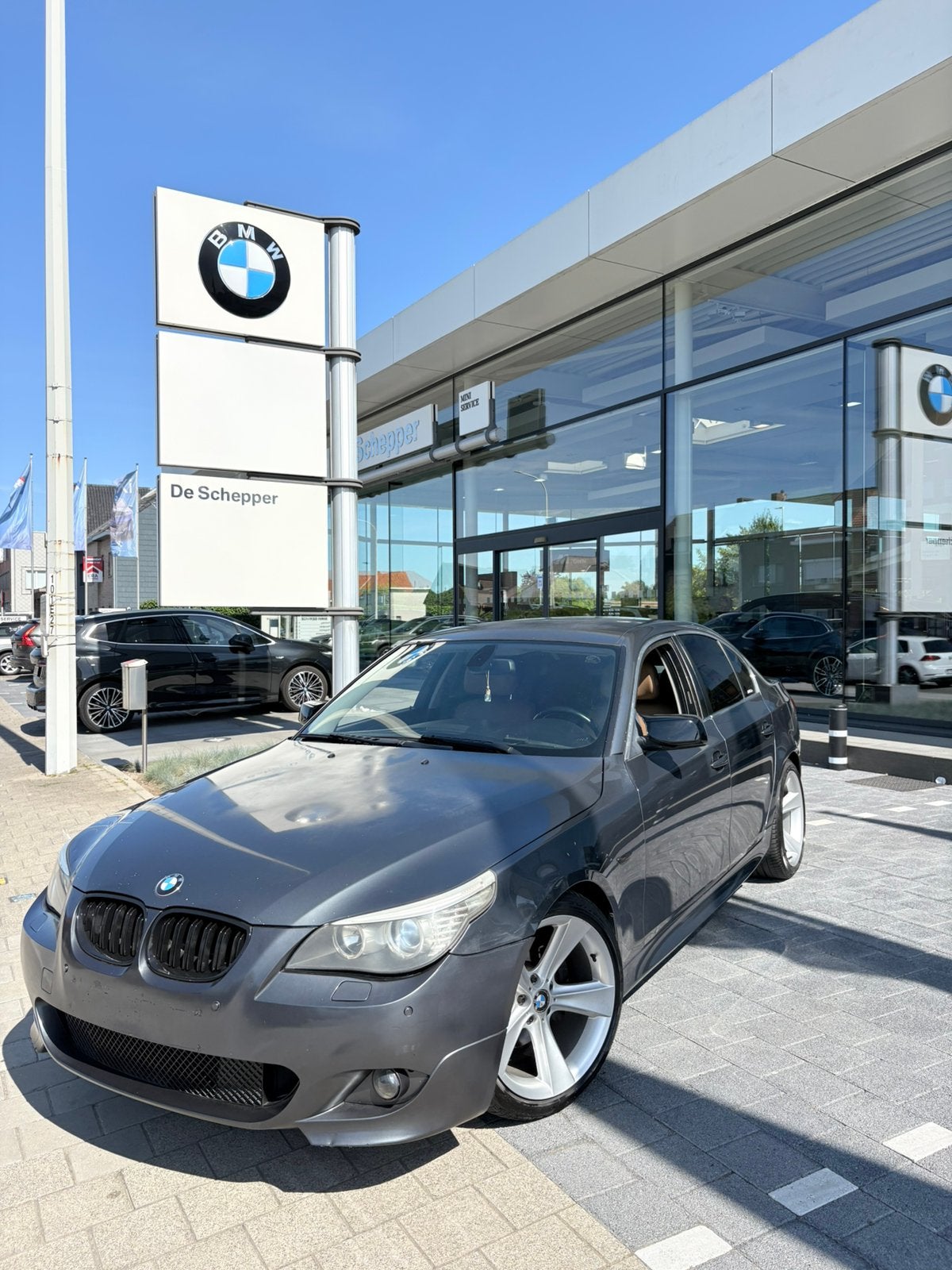 BMW 520D FACELIFT M PAKKET 163pk, Beige, Leder, 5 deurs, Particulier