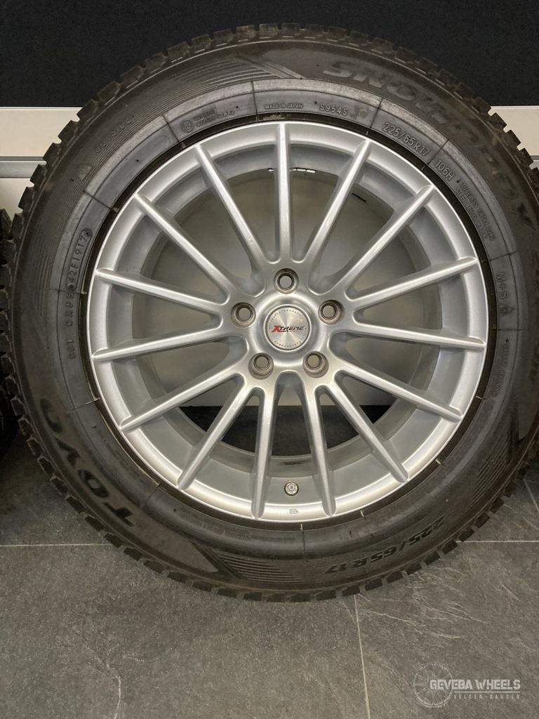 17” Toyota Rav4 sport velgen + winterbanden 5x114.3, Gebruikt, -, -, Banden en Velgen
