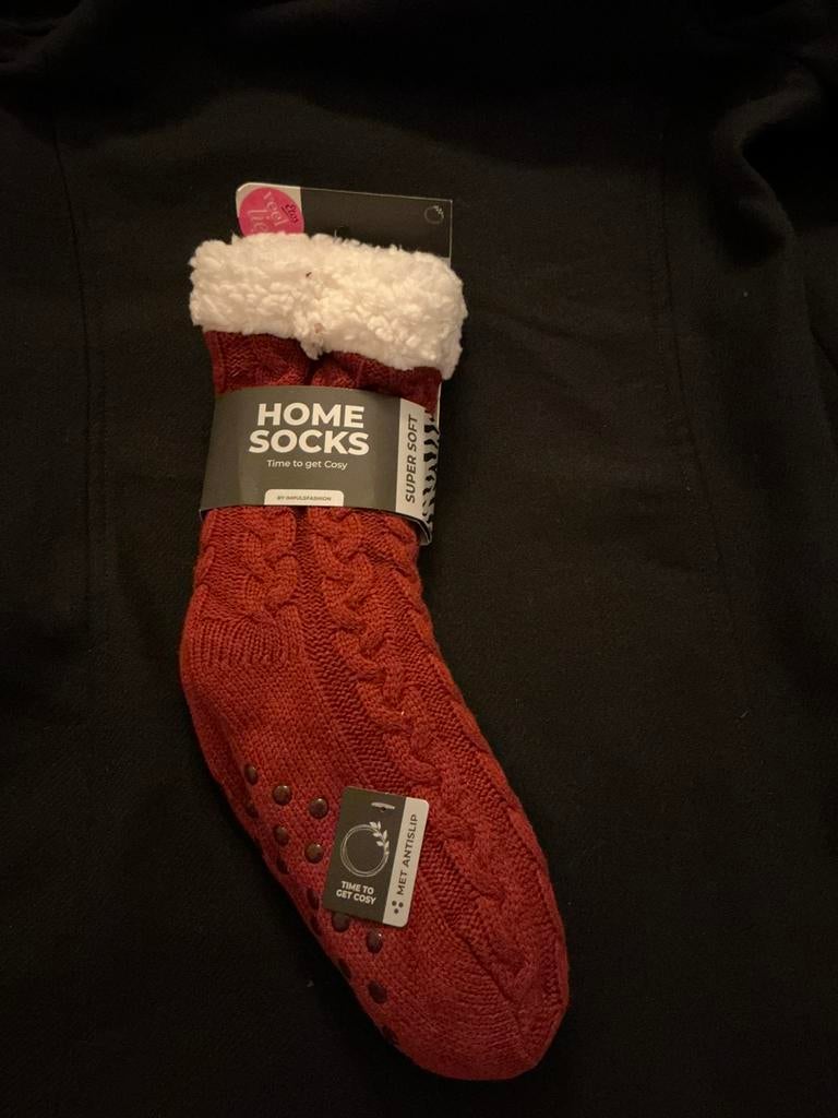 Winter sokken, Nieuw, Overige maten, Rood, Ophalen