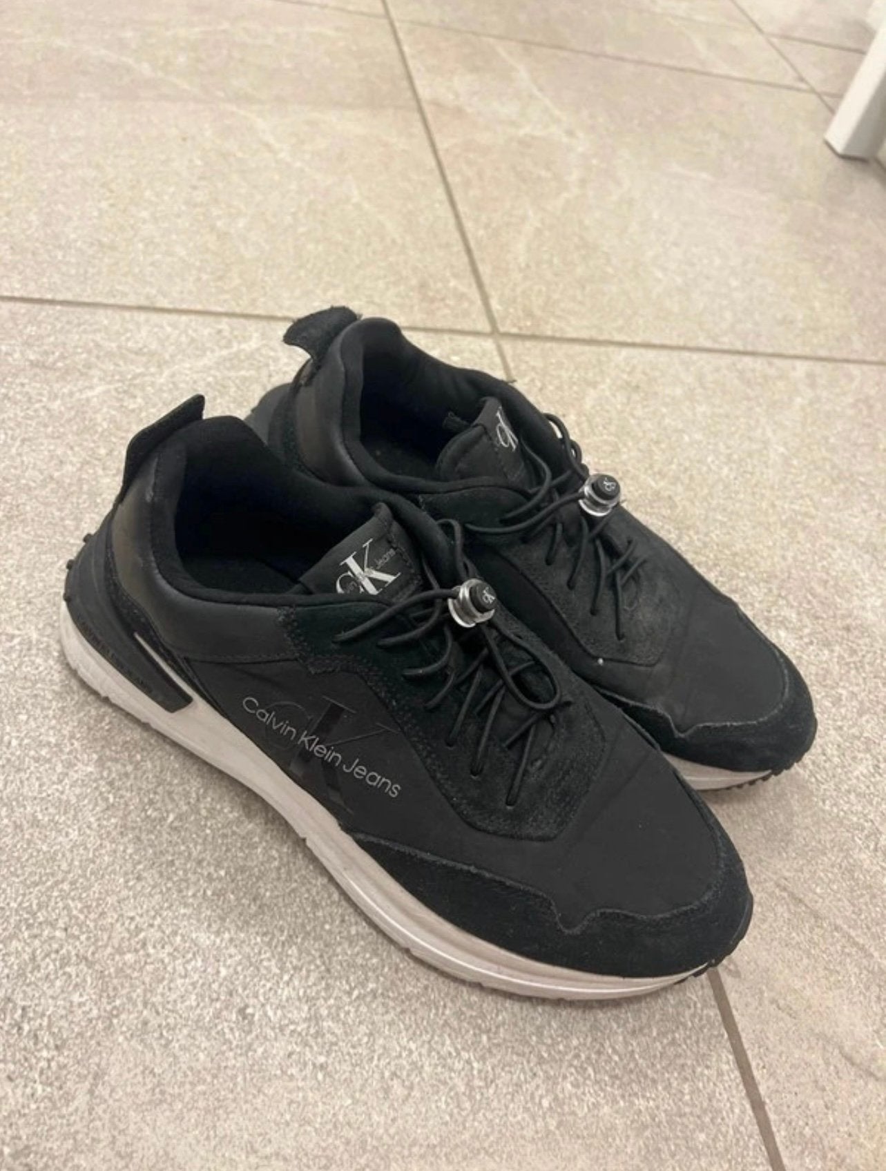 Calvin Klein Baskets, Enlèvement ou Envoi, Porté, Baskets, Noir