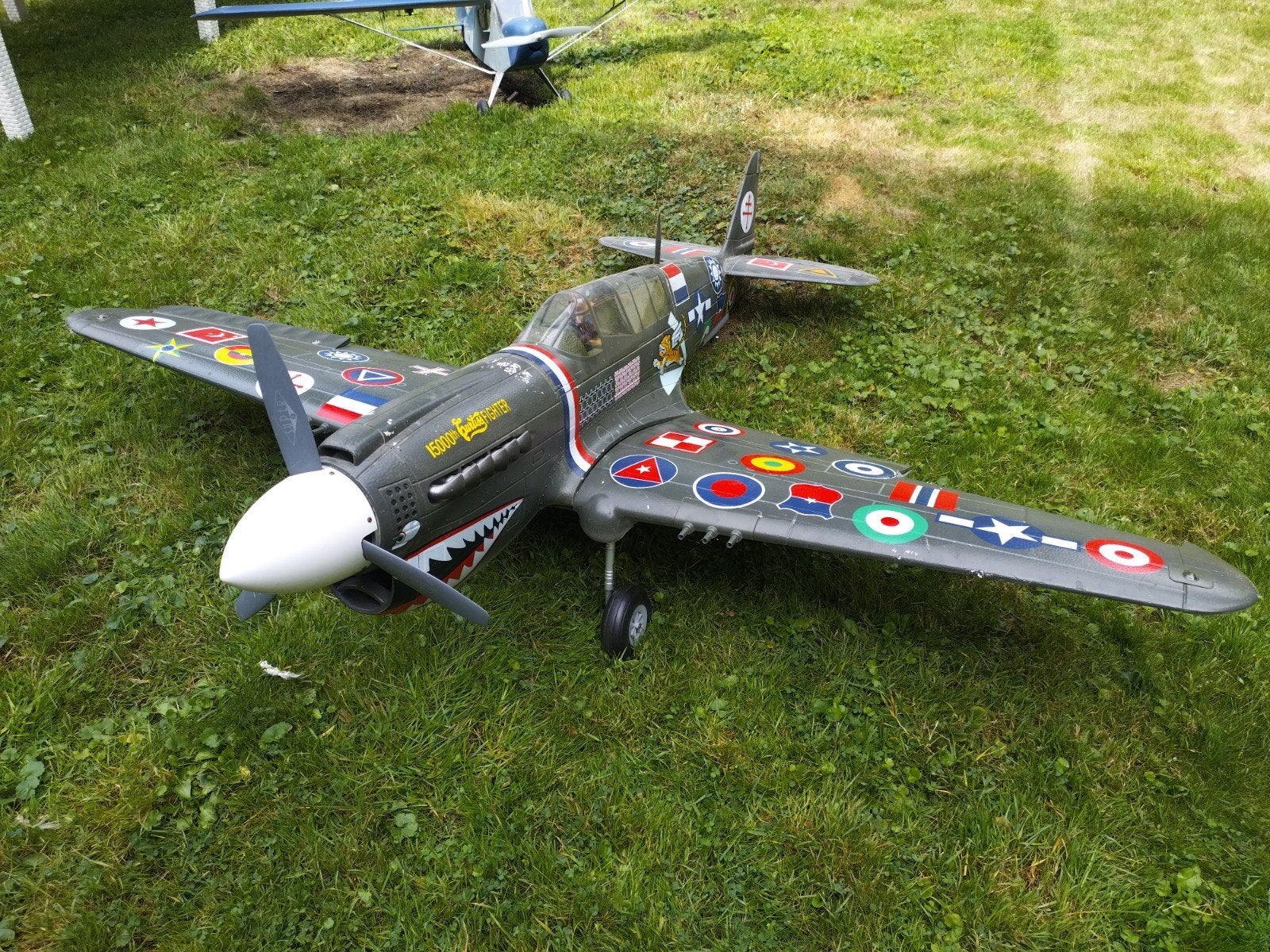 P-40 hobbyking 1700mm, Ophalen, Gebruikt, Elektro